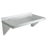 Empura 1224WS18G - Wall Mount Storage Shelf, 24"W X 12"D X 13"H, Standard Duty