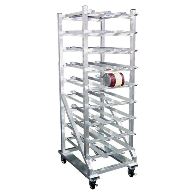 SPG 4H1593 - Kelmax Can Storage Rack, Stationary Design, 4 Columns Wide