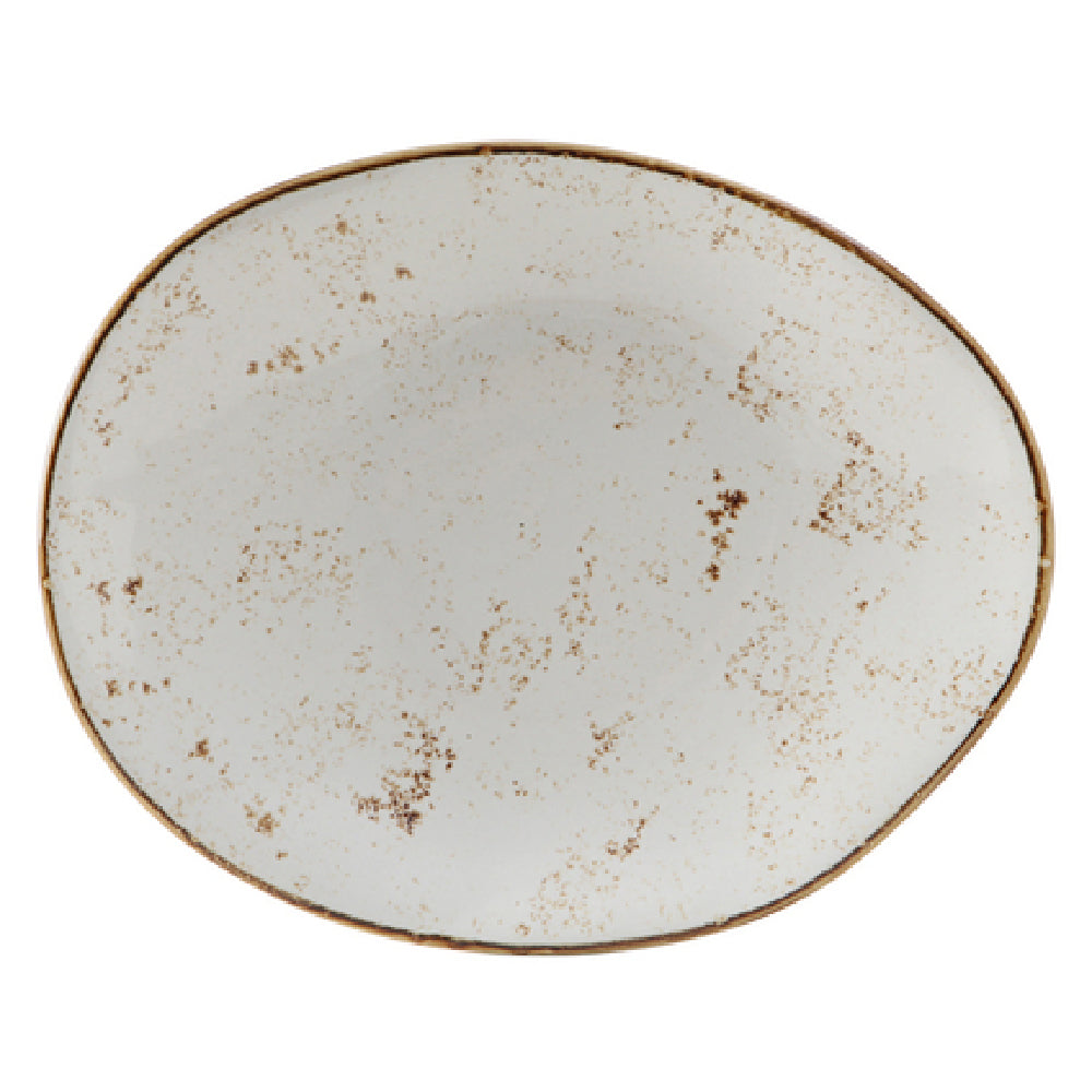 Tuxton GGA-650 Plate 8-3/8" X 6-7/8" X 1-1/2"H Ellipse
