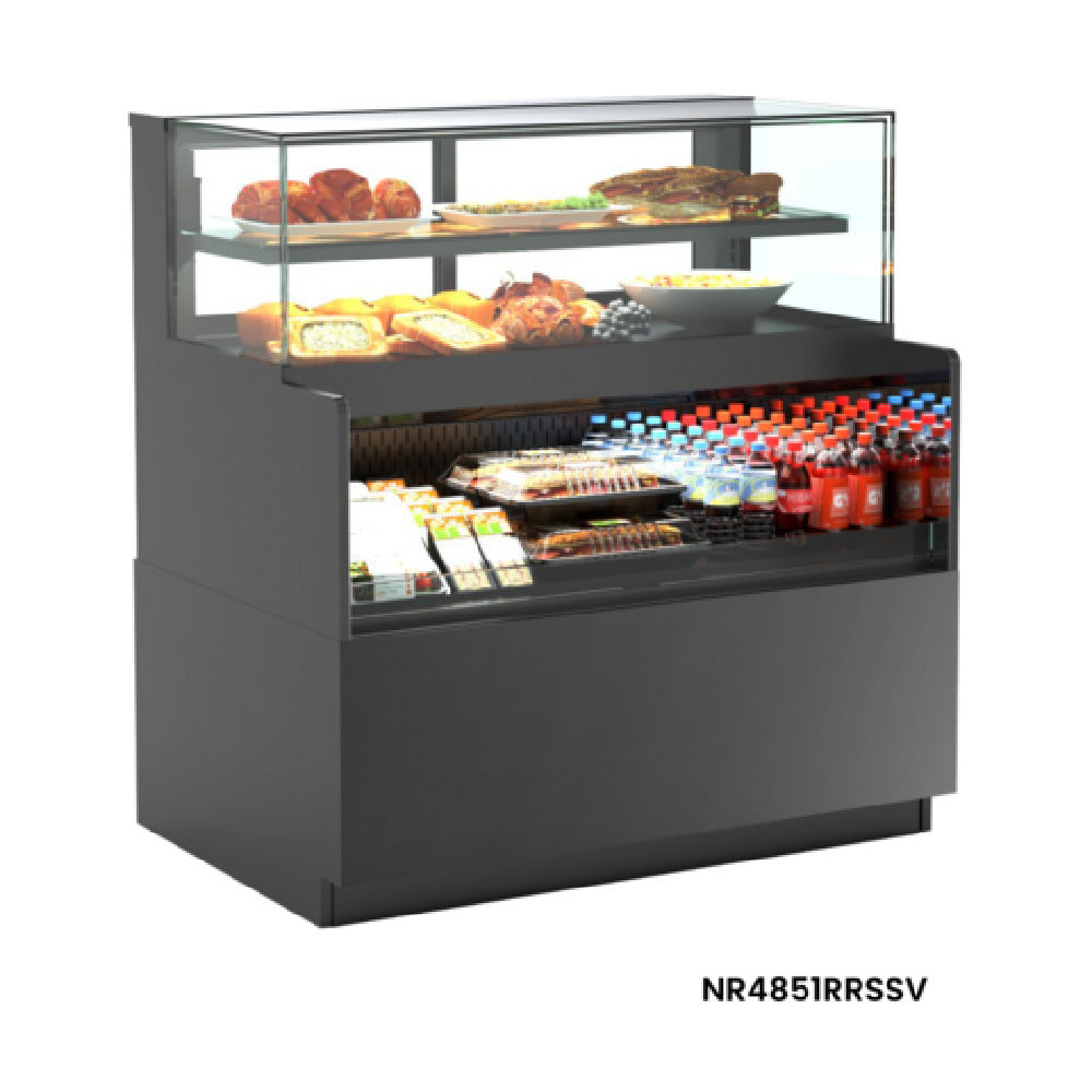 Structural Concepts NR7251RRSSV Reveal® Combination Convertible Service Above Refrigerated Self-Service Case