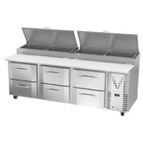 Victory VPPD93HC-6 Pizza Prep Table Powered By V-Core™ Three-section