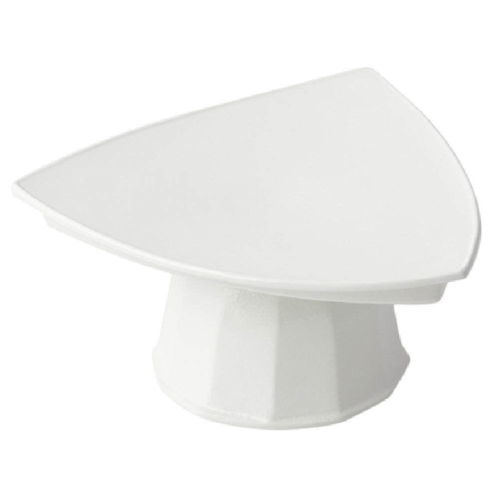 Bon Chef 90809106DKBLU Pedestal Plate 11-1/2" X 3-1/4"H Triangle