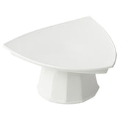 Bon Chef 90809106IVY Pedestal Plate 11-1/2" X 3-1/4"H Triangle