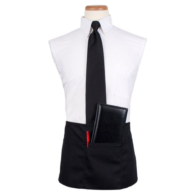 John Ritzenthaler Company CL3PWACBK-1 Chef Revival® Waist Apron 25" X 11" Long 3 Pocket And Pen Pocket