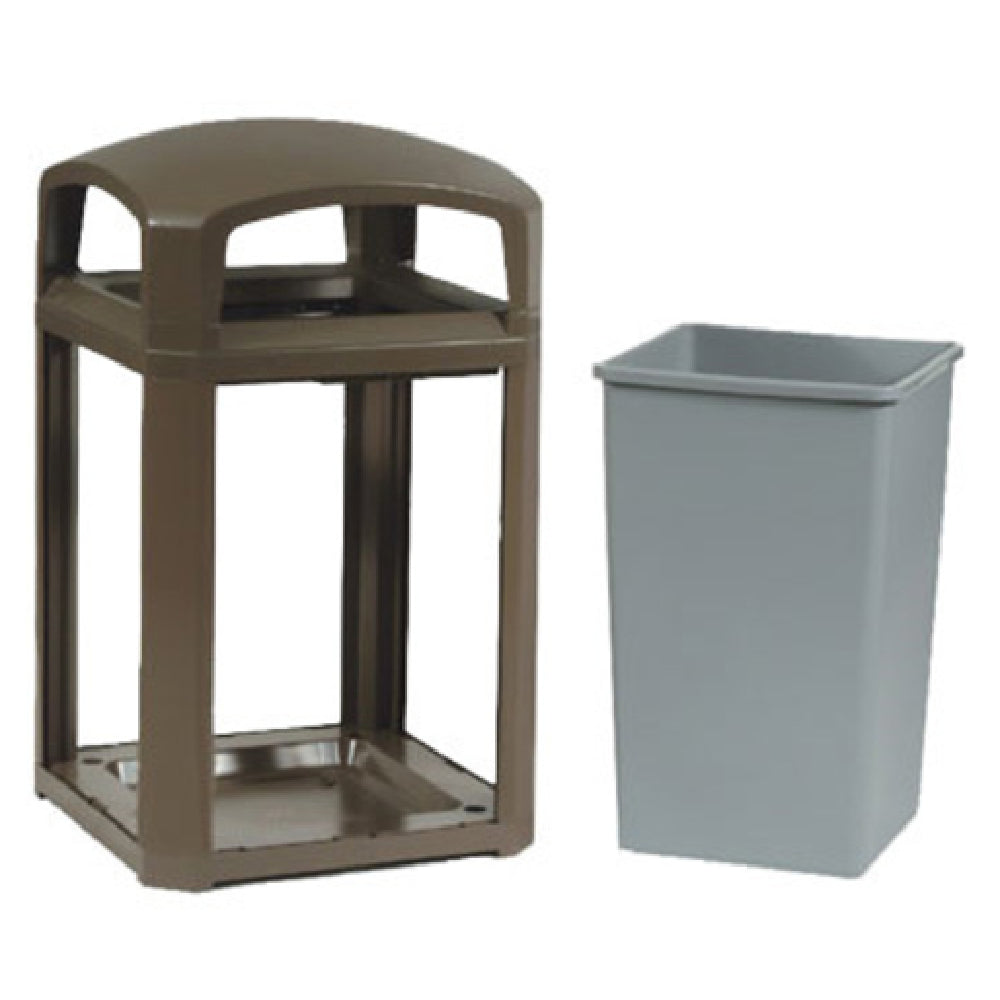 Rubbermaid FG397000SBLE Landmark Series® Classic Container 35 Gallon 26" Square X 40"H