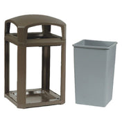Rubbermaid FG397000SBLE Landmark Series® Classic Container 35 Gallon 26" Square X 40"H