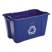 Rubbermaid FG571873BLUE Recycling Box 18 Gallon 25-3/4"L X 16-1/2"W X 26-1/2"H