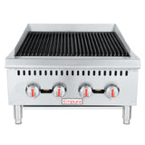 Empura ECB-24 - Heavy Duty Gas Charbroiler, Natural Gas, 24"W X 29.3"D X 16"H