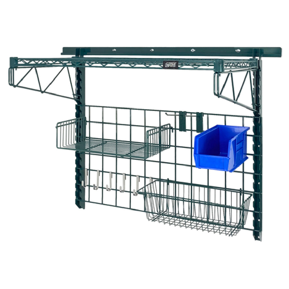 Quantum SGK-401836-4P_GREEN - Store Grid Medium-Duty Kit, Includes: (1) 40" Wall Track