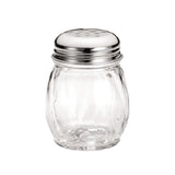 TableCraft Products 260-1 - Cheese Shaker, 6 Oz., Swirled Glass Jar (dishwasher Safe)