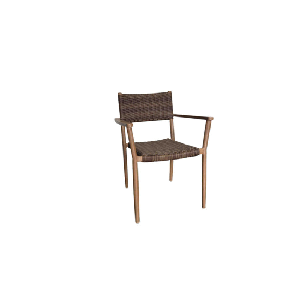 Plantation Prestige 8261100-0460 - Bali Arm Chair, Stackable, Designed For Outdoor/indoor Use