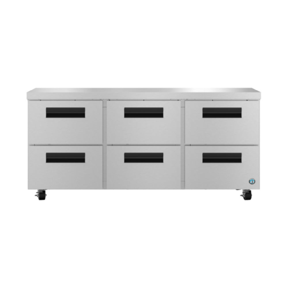 Hoshizaki UR72B-LPD6 - Undercounter Refrigerator Low Profile, With Drawers, Reach-in