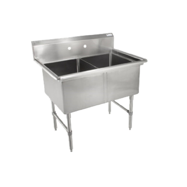 John Boos 2B18244 "B" Series Sink 2-compartment 41"W X 29-1/2"D X 44"H Overall Size