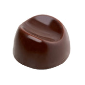 JB Prince K942 Antonio Bachour Chocolate Mold 10-4/5" X 5-3/10"W Overall Makes (21) 1-1/5" Half-pipe Bonbons
