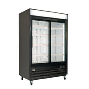 Kelvinator KCHSGM48R (738319) 2-sliding Glass Door Refrigerator 54" Long