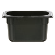 Cambro 94CW110 1/9 Size Bk Food Pan Camwear 4in Deep