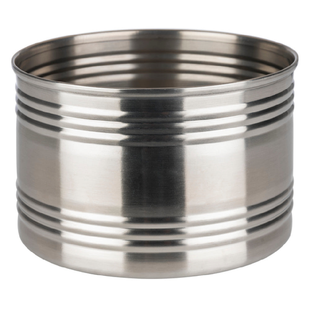 Libbey APS 40659 Snack Can 4 3/4" L X 4 3/4" W X 3 1/8"H Stainless Steel