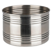 Libbey APS 40659 Snack Can 4 3/4" L X 4 3/4" W X 3 1/8"H Stainless Steel
