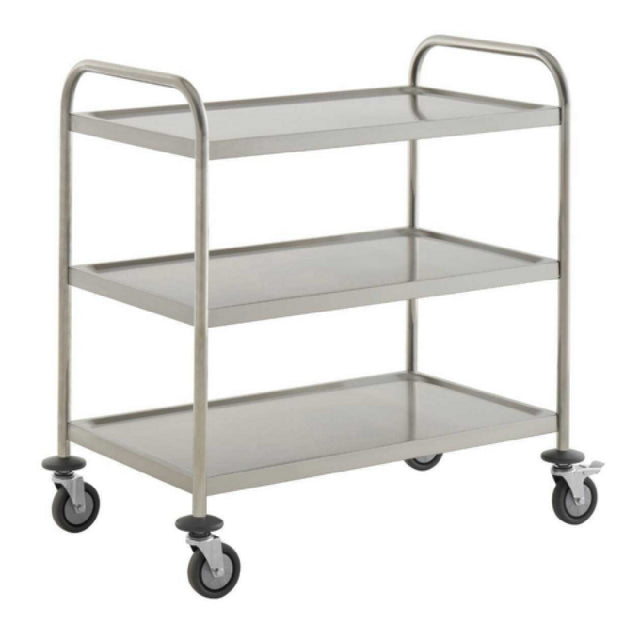 Hubert 21188 - CenPro Utility Cart, 33"x21", (3) Shelf