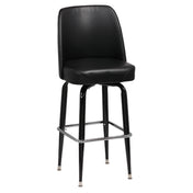 Royal ROY 7714 B - Bucket Bar Stool, High Back, Foam Padded Waterfall Seat