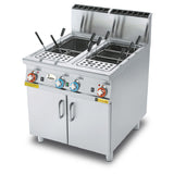 Arcobaleno Pasta Equipment AGDH35 Pasta Cooker Gas Double Tank