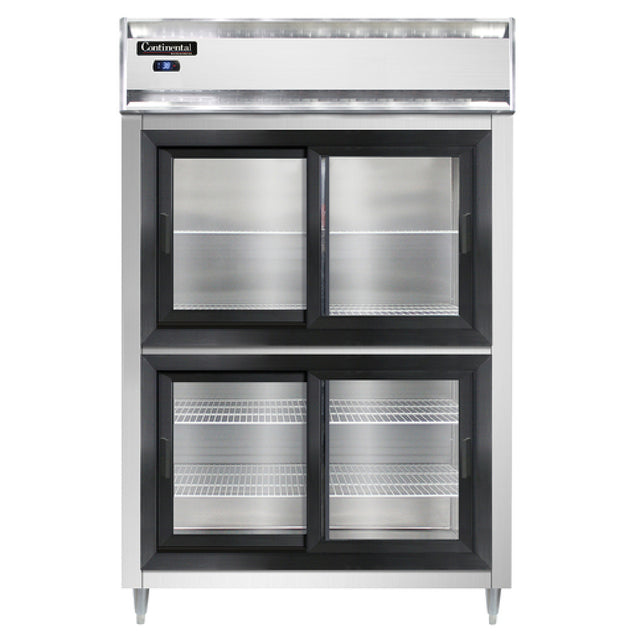 Continental Refrigerator D2RSNSASGDHD Designer Line Refrigerator Reach-in Two-section