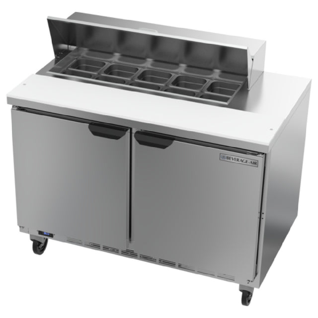 Beverage Air SPE48HC-10 Sandwich Top Refrigerated Counter Two-section 48"W