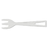 JB Prince R608 F Comatec Disposable Mini Fork 3-1/2"L Plastic