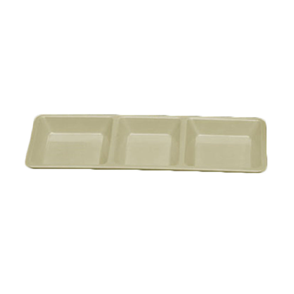 Thunder Group PS5103V Compartment Plate 3-wells 28 Oz.