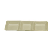 Thunder Group PS5103V Compartment Plate 3-wells 28 Oz.