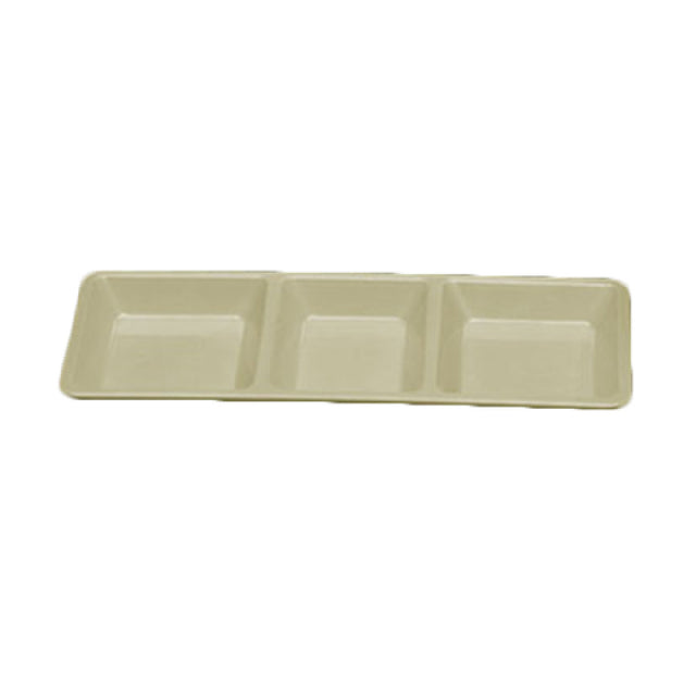 Thunder Group PS5103V Compartment Plate 3-wells 28 Oz.
