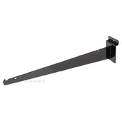 Hubert 23758 - Slatwall Shelf Bracket, 14", Black