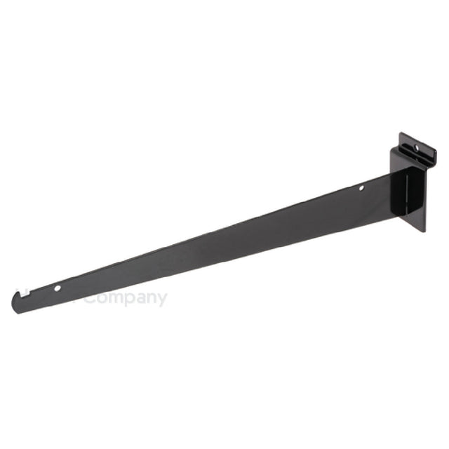 Hubert 23758 - Slatwall Shelf Bracket, 14", Black