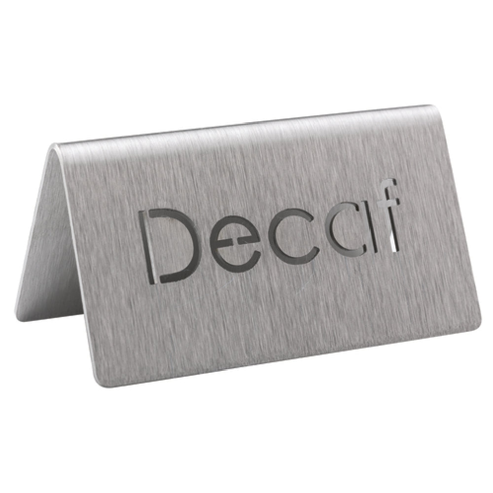 Service Ideas 1C-BF-DECAF-MOD Beverage ID Tent "Decaf" 1-1/2"H X 3"W