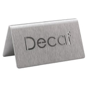 Service Ideas 1C-BF-DECAF-MOD Beverage ID Tent "Decaf" 1-1/2"H X 3"W