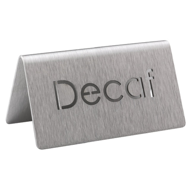 Service Ideas 1C-BF-DECAF-MOD Beverage ID Tent "Decaf" 1-1/2"H X 3"W