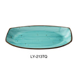 Yanco LY-213TQ Lyon Plate 13"L X 7-3/8"W X 1-1/2"H Rectangular