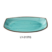 Yanco LY-213TQ Lyon Plate 13"L X 7-3/8"W X 1-1/2"H Rectangular