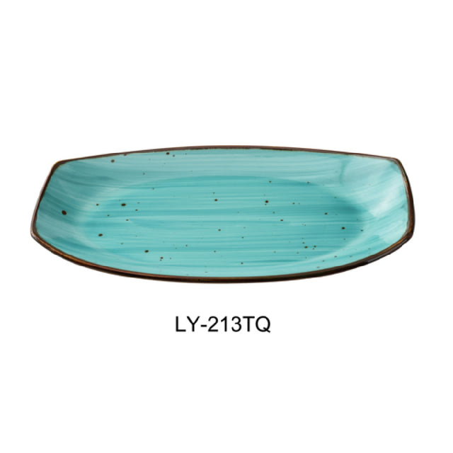 Yanco LY-213TQ Lyon Plate 13"L X 7-3/8"W X 1-1/2"H Rectangular