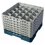 Cambro 20S1114414 Camrack® Glass Rack With (6) Soft Gray Extenders Full Size