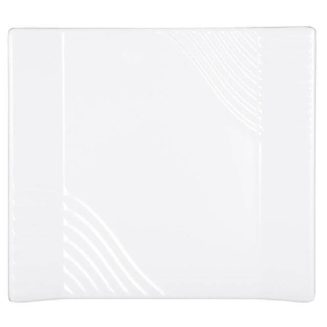 Elite Global Solutions M910-NW Platter 10" X 9" X 1"H Square