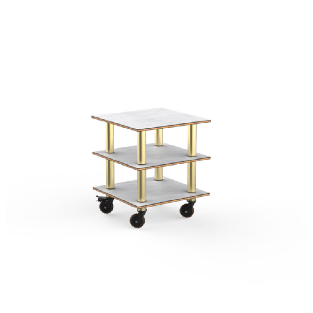 Steelite MGCMLX03CBXH - Modular Classic Small Unit White Carrera Brushed Br, Modular