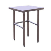 Hubert 21355 - Kratos Worktable, 30"x30", Open Base