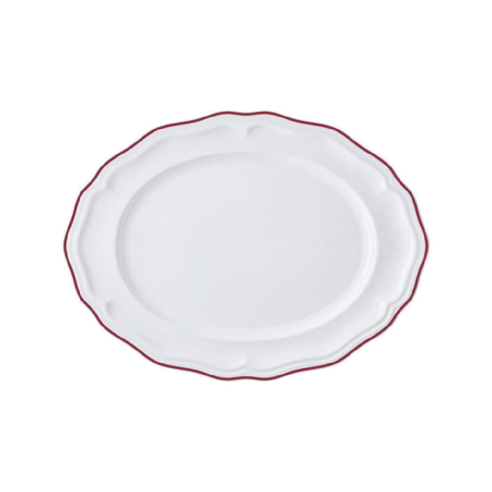 Steelite 62572FP818 Oval Platter 9.0" X 6.75" X 0.875" Adelina