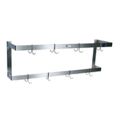 John Boos PRW24-X Pot Rack Wall Mount Double Bar