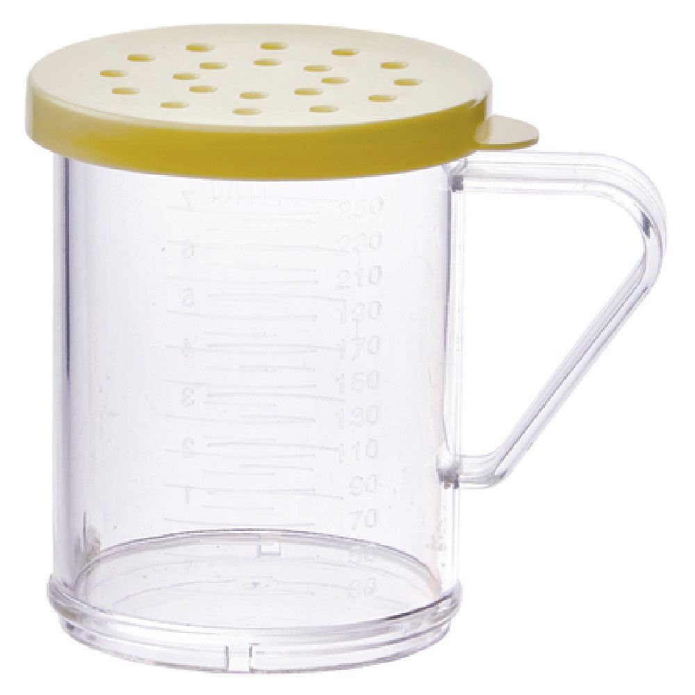Winco PDG-10Y Shaker/Dredge 10 Oz. With Handle