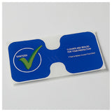 American Metalcraft DSS6 Sanitized Door Seal Label 3" X 6" "Sanitized"