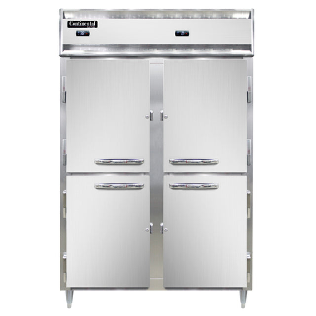Continental Refrigerator D2RFNHD Designer Line Refrigerator/Freezer Reach-in Two-section