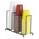 Dispense-Rite WR-3 - Lid/Cup Organizer, Wire Rack, 3 Section: (1) 3-1/2" & (1) 4-1/4" & (1) 5"