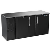Victory VBBN68HC-F-B - Back Bar Refrigerator, Food Rated, Two-section